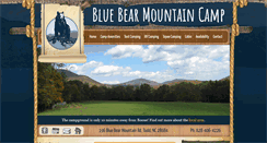 Desktop Screenshot of bluebearmountain.com